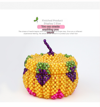 Ακρυλικές χαλαρές χάντρες, βαμμένες