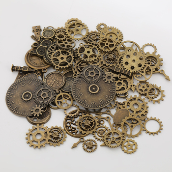 DIY αξεσουάρ από κράμα με ηλεκτροπλατίωση, punk στυλ, Jianxiu Jewelry, Καλοκαίρι 2024