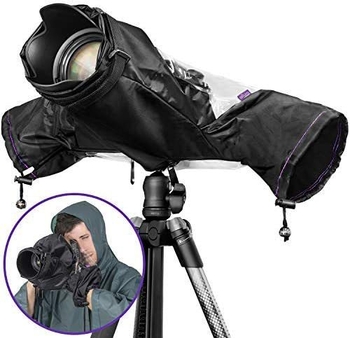 DSLR kamera por- és esővédő huzat; vízálló nylon és műanyag; univerzális; vadonatúj; márka Bairui