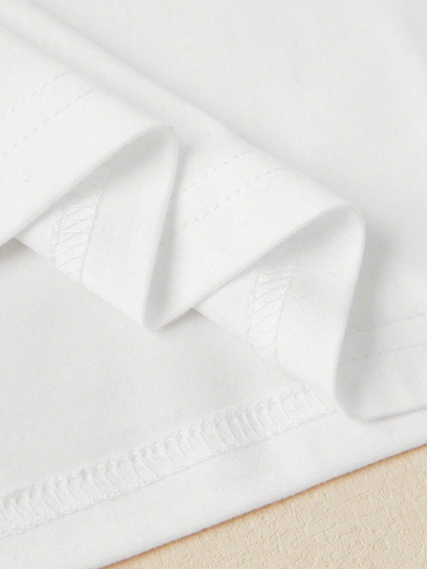 Póló gyümölcsös meggy mintával, Slim fit, poliészter-elasztán anyag, raglán ujjú, kerek nyakú