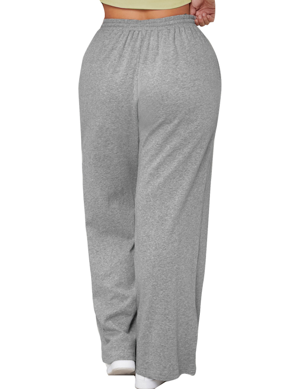 Moterų tiesių kelnių kasdieninis laisvas kirpimas, aukštas juosmuo, poliesteris 80–90%, ruduo 2025, gatvės mada