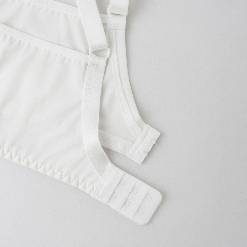 Σουτιέν Μεγάλου Μεγέθους Δαντέλας, Μεταλλικό Δαχτυλίδι Underwire, Πλήρες Κύπελλο, Νάιλον Milk Silk