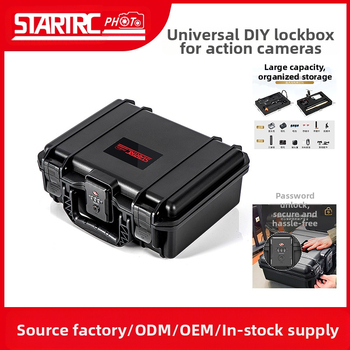Κουτί αποθήκευσης κάμερας από PP με κλείδωμα κωδικού, 10 L, IP67 αδιάβροχο, συμβατό με GoPro HERO, DJI Action Pocket, Shadow Stone Ace Pro