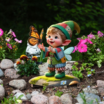 Shushuo ακρυλικός διακοσμητικός χαρακτήρας κινουμένων σχεδίων για κήπο, εξωτερική διακόσμηση αυλής — συσκευασία από χαρτόνι