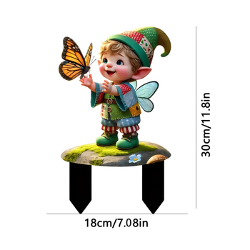 Shushuo ακρυλικός διακοσμητικός χαρακτήρας κινουμένων σχεδίων για κήπο, εξωτερική διακόσμηση αυλής — συσκευασία από χαρτόνι