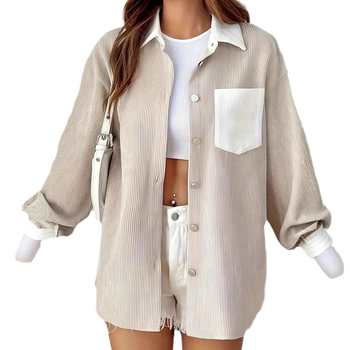 Риза-поло на райета с поло яка, дълги ръкави, пуловер стил, полиестер-спандекс бленд, стандартна дължина 50–65 см, есен 2024