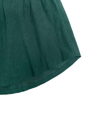 Риза Corduroy с дълги ръкави, лафел яка, свободна кройка, полиестер 50-70%