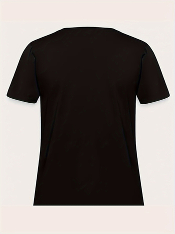 Μπλουζάκι με σχέδιο πεταλούδας - Βαμβάκι 90-95%, κοντό μανίκι, χαλαρή εφαρμογή, στυλ δρόμου