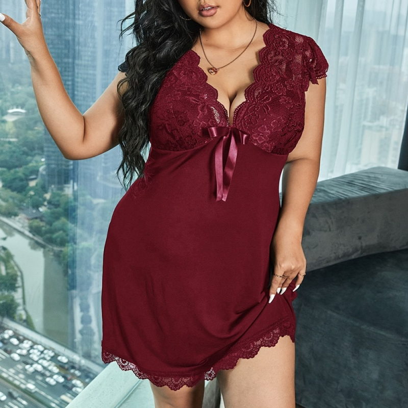 Φόρεμα από δαντέλα με V-λαιμό, Ευρο-Αμερικανικό στυλ, Midi μήκος, 3/4 μανίκια