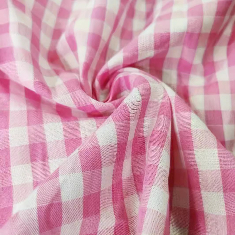 Риза с клетъчен принт, яка поло, дълги ръкави, свободна кройка