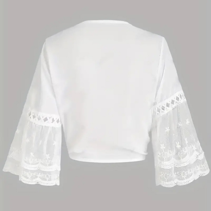 Moterų pliažo kardiganas su nėrinių įdėklu ir saulės apsauga; poliesterio audinys, 100% poliesterio pamušalas, 71,6 g svoris; tinka moterims nuo 16 iki 60 metų; tinkamas bėgiojimui, fitnesui, plaukiojimui