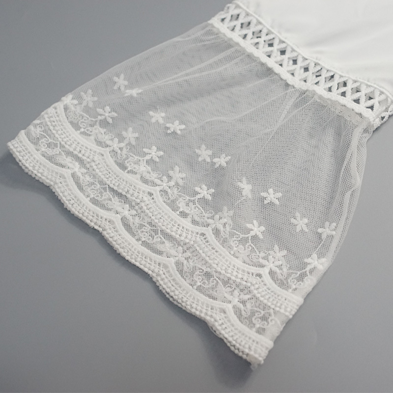 Moterų pliažo kardiganas su nėrinių įdėklu ir saulės apsauga; poliesterio audinys, 100% poliesterio pamušalas, 71,6 g svoris; tinka moterims nuo 16 iki 60 metų; tinkamas bėgiojimui, fitnesui, plaukiojimui