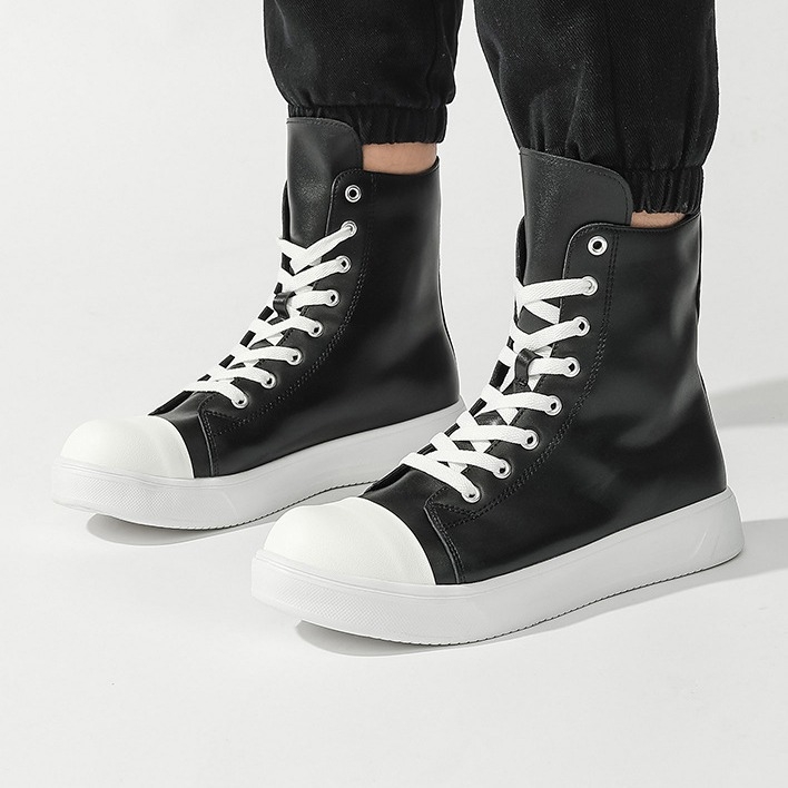 Vīriešu augstas platna kedas – Korejas stila, šņorēšana, EVA iekšējā zole