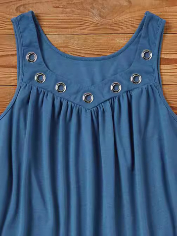 Χαλαρή εφαρμογή γιλέκο από Milk Silk ύφασμα, 30–50% πολυεστέρα, υψηλή ελαστικότητα, μη αποσπώμενες τιράντες