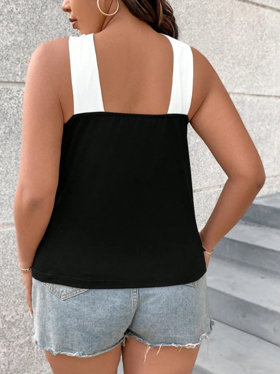 Moteriškas megztas topas su haltero kaklu - poliesteris, 95%+ poliesterio, didelis elastingumas, siaura kirpimo