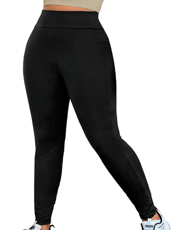 Женски спортни панталони със средна талия, cropped дължина, тесен силует, полиестер, съдържание 90–95% полиестер, стил street-hipster