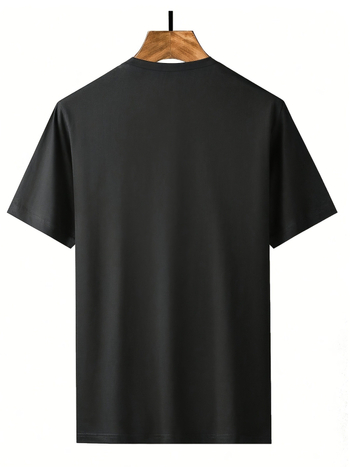 Γυναικεία καθημερινή T‑shirt με μοτίβο λουλουδένιου κρανίου, κοντά μανίκια, πλεκτό ύφασμα 95% πολυεστέρας / 5% σπαντέξ.