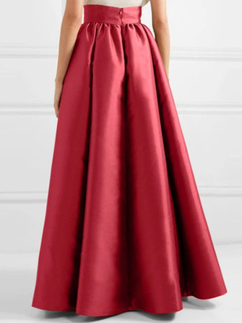 Pettiskirt, μακριά φούστα με ψηλόμεση γραμμή, μονοχρωμο μοτίβο, πολυεστερικό ύφασμα, 80–90% περιεκτικότητα σε πολυεστέρα, μικροελαστικό