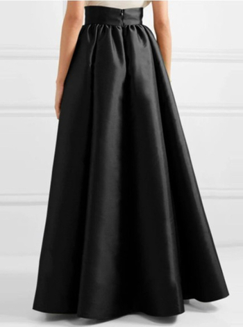 Pettiskirt, μακριά φούστα με ψηλόμεση γραμμή, μονοχρωμο μοτίβο, πολυεστερικό ύφασμα, 80–90% περιεκτικότητα σε πολυεστέρα, μικροελαστικό