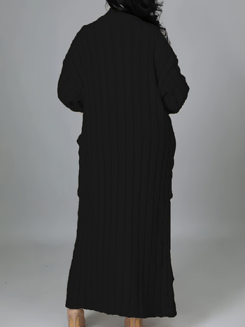 Női kardigán-pulóver, karcsúsított fazon, V-nyak, hosszú ujjú, poliészter kötött anyag, 70–80% poliészter