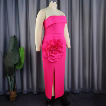 AM030333 Φόρεμα, πολυεστέρας, χωρίς μανίκια, ψηλή μέση, μεσαίου μήκους