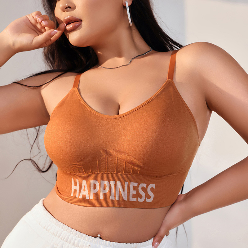 Σουτιέν χωρίς ραφές με ήπια στήριξη, σε μεγάλο μέγεθος, 3/4 чашка, λεπτές μορφοποιημένες κάψες, σταθεροί διπλοί ιμάντες, νάιλον ύφασμα