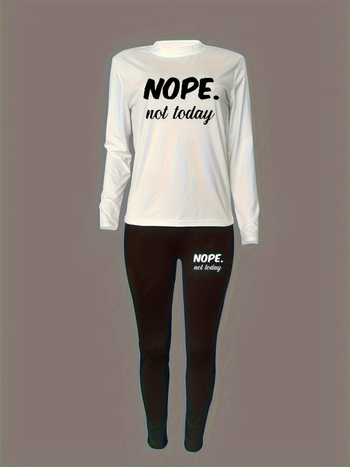 Σετ δύο τεμαχίων casual για γυναίκες - Μακριά μανίκια, Milk Silk, Πολυεστέρας 95%+, Άνοιξη 2024, ιαπωνικό και κορεατικό στυλ