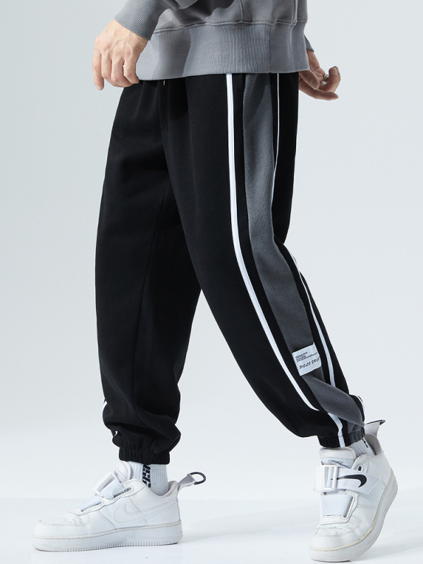 Sporta bikses ar fleece odere, brīvā piegriezuma, vidējais jostas līmenis, poliesteris 96% / spandeks 4%