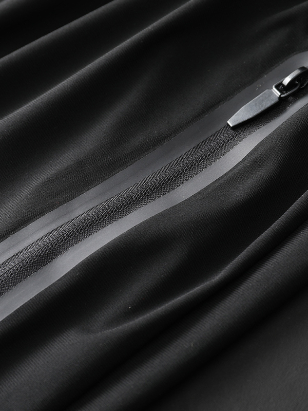 Férfi Ice Silk sportnadrág, elasztikus, gyorsan száradó, légáteresztő nylon, középmagas derekú