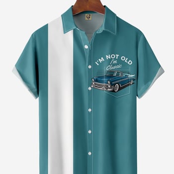 Meeste särk 3D-digitaaltrükiga, niiskust juhtiv, vaba lõige, lühikesed varrukad (3D-digitaaltrükiga; niiskust juhtiv; vaba lõige; lühikesed varrukad)