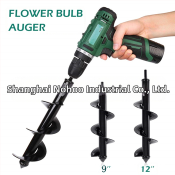 Nuohu бур за почва с винтов прът – манганова стомана, стоманен шнек, 0.5 кг, персонализирана обработка