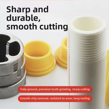 Εξάρτημα σπειρώματος σωλήνων για ηλεκτρικό δράπανο, PVC/NPT, μεταλλική + πλαστική κατασκευή, βαρέως τύπου, για οικιακή χρήση