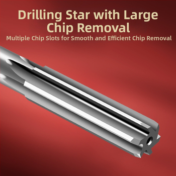 Tiangong реамър с право държане, H7, за премахване на burrs, високоскоростна стомана, сплавна стомана, плоско дъно