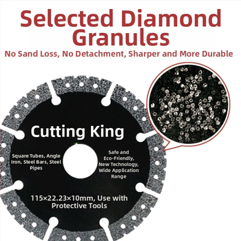 Vanlonso Метален диск за рязане за ъглошлайф – за железни изделия, многофункционален, висококачествен режещ диск