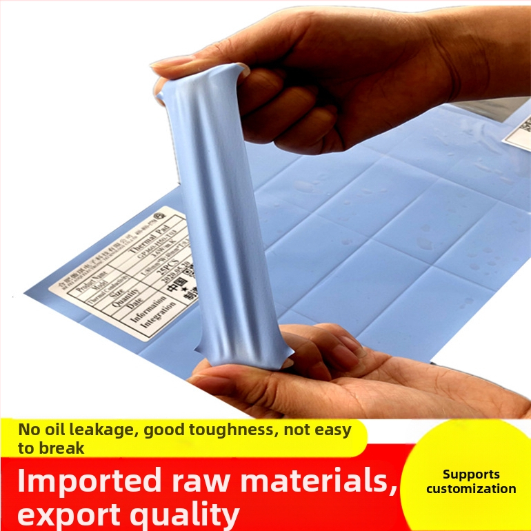 Термопроводяща силиконова подложка с алуминова пудра за охлаждане на електронни устройства – UL-94V0, -40 до 220°C, висока термопроводимост, персонализирана обработка