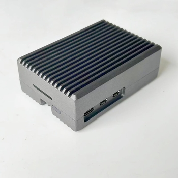 Кейс за Raspberry Pi 5 с алуминиев сплав за пасивно охлаждане (Материал: алуминиев сплав; Охлаждане: пасивно; Модел: 5-то поколение охлаждащ корпус; Марка: SYS)