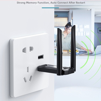 BW10 USB bezvadu atkārtojums - 300 Mbps, 10 m diapazons, USB/5V barošana, 802.11n, mājas lietošanai