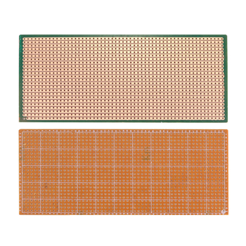 Универсална перфорирана платка, бакелитова основа, едностранна платка, изолационен материал: органична смола, изолационна смола: епоксидна смола, обработка с електролитно фолио