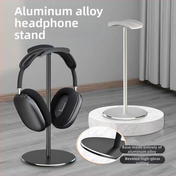 Десктоп стойка за слушалки M9, алуминиева сплав + силикон, 165 g, съхранение