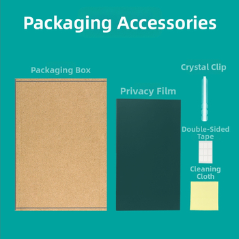 Мониторен протектор с антишпион защита, PET материал, покритие, двустранно лепило, OEM обработка