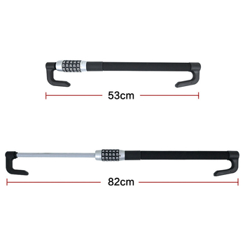 Automobiļu pedāļu bloķētājs, universāls, piemērots sajūgam, gāzes un bremzes pedālim, metāla korpuss, varša cilindrs, model XC-F034