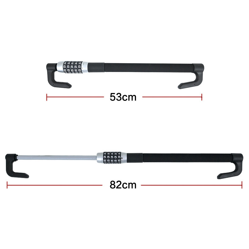 Automobilio pedalų užraktas, universalus, skirtas sankabos, gazo ir stabdžio pedalams, metalinis korpusas, vario cilindras, model XC-F034