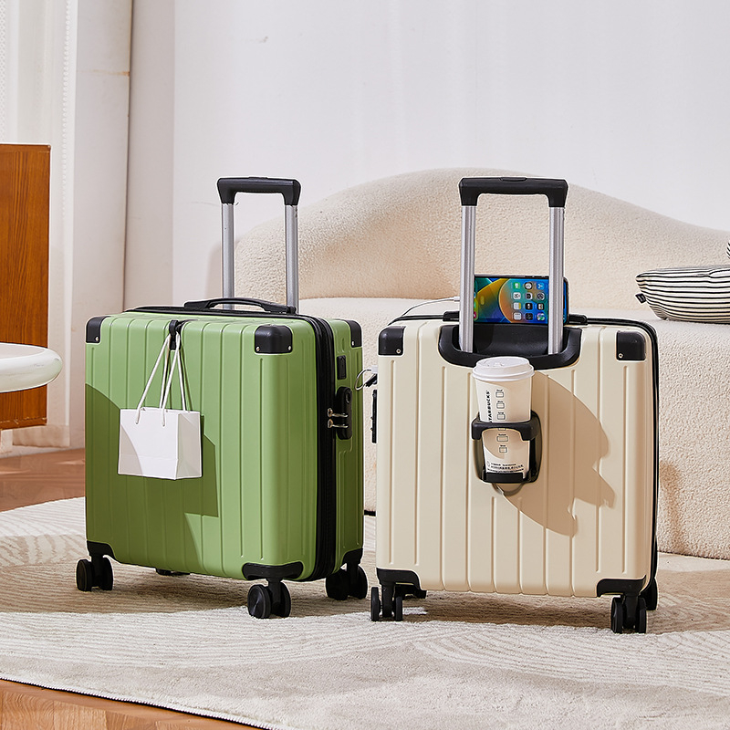 USB-porttal, vízálló, bővíthető, ABS-PC kézi bőrönd univerzális kerekekkel