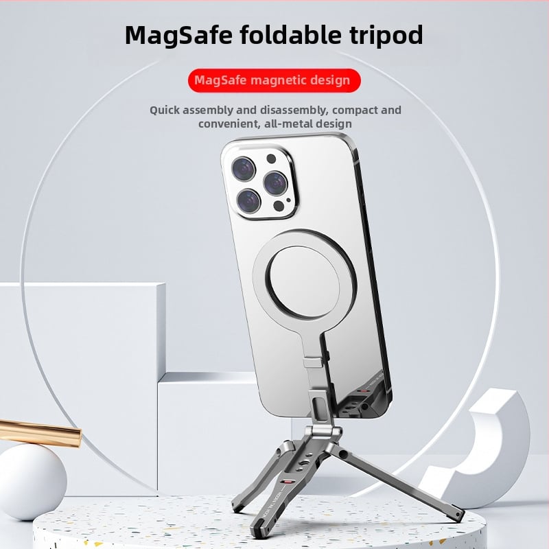 Neutral MagSafe Mantis stativ — univerzalni sklopivi stativ za pametne telefone, aluminijska legura, MOQ za ispis logotipa 1000