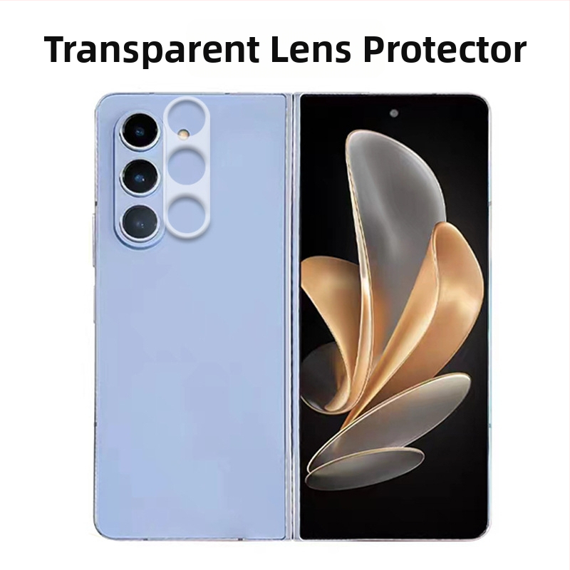 Galaxy Z Fold5 tvrdené sklo ochranný pre predný a zadný displej a objektív – plné pokrytie, HD ostrosť, proti otlačkom, proti modrému svetlu, proti pádu