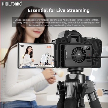 Ψύκτης κάμερας F01 για A7M4, ZVE1, R5, R6 — ψύξη από κράμα αλουμινίου, 130 g