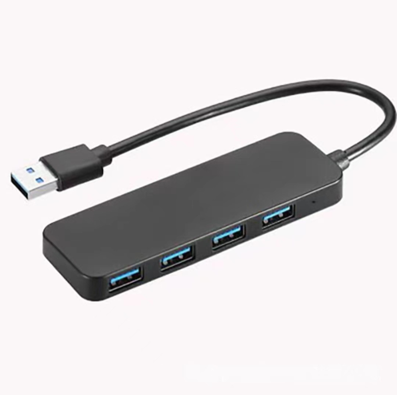 Hub USB 3.0, Patru în unu, Până la 4 porturi, Cablu de 30 cm, Alimentare prin USB, Model H1003A