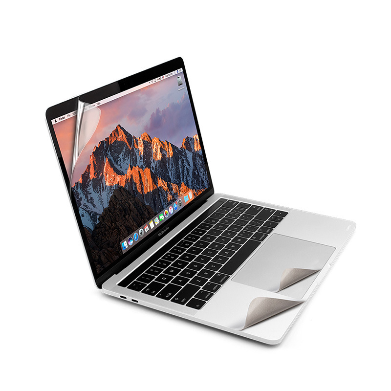 JCPAL PET пълен филм за защита на целия лаптоп MacBook Air/Pro — HD, антиотпечатък