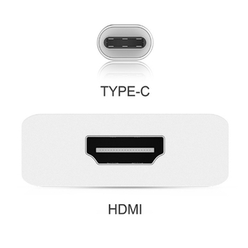 Αντάπτορας Type-C σε HDMI hub, κράμα αλουμινίου, HDMI καλώδιο μήκους 20 εκ, αγωγός χαλκού