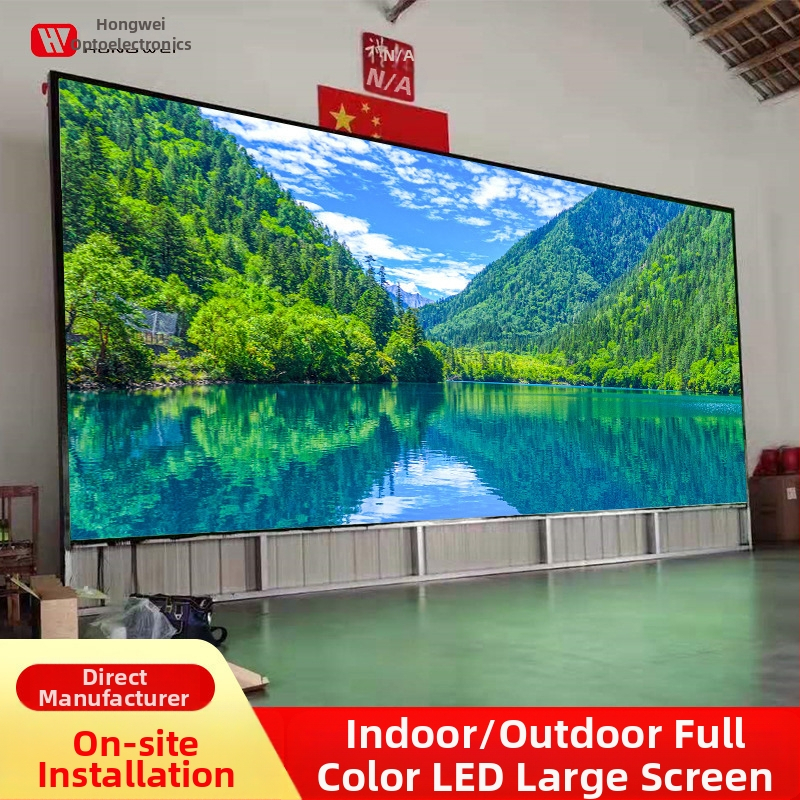 Вътрешен LED дисплей с пикселен ход P1.25, резолюция 1920x1080, 640000 пиксела, модул 320x160, 256 нива на сивото